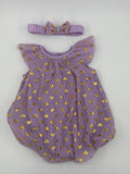 Rococo Baby Dress 0-3m Lavender