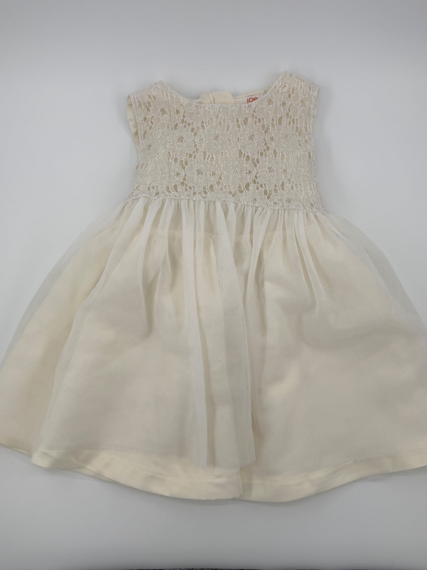 Joe Fresh Baby Dress 12-18m Cream