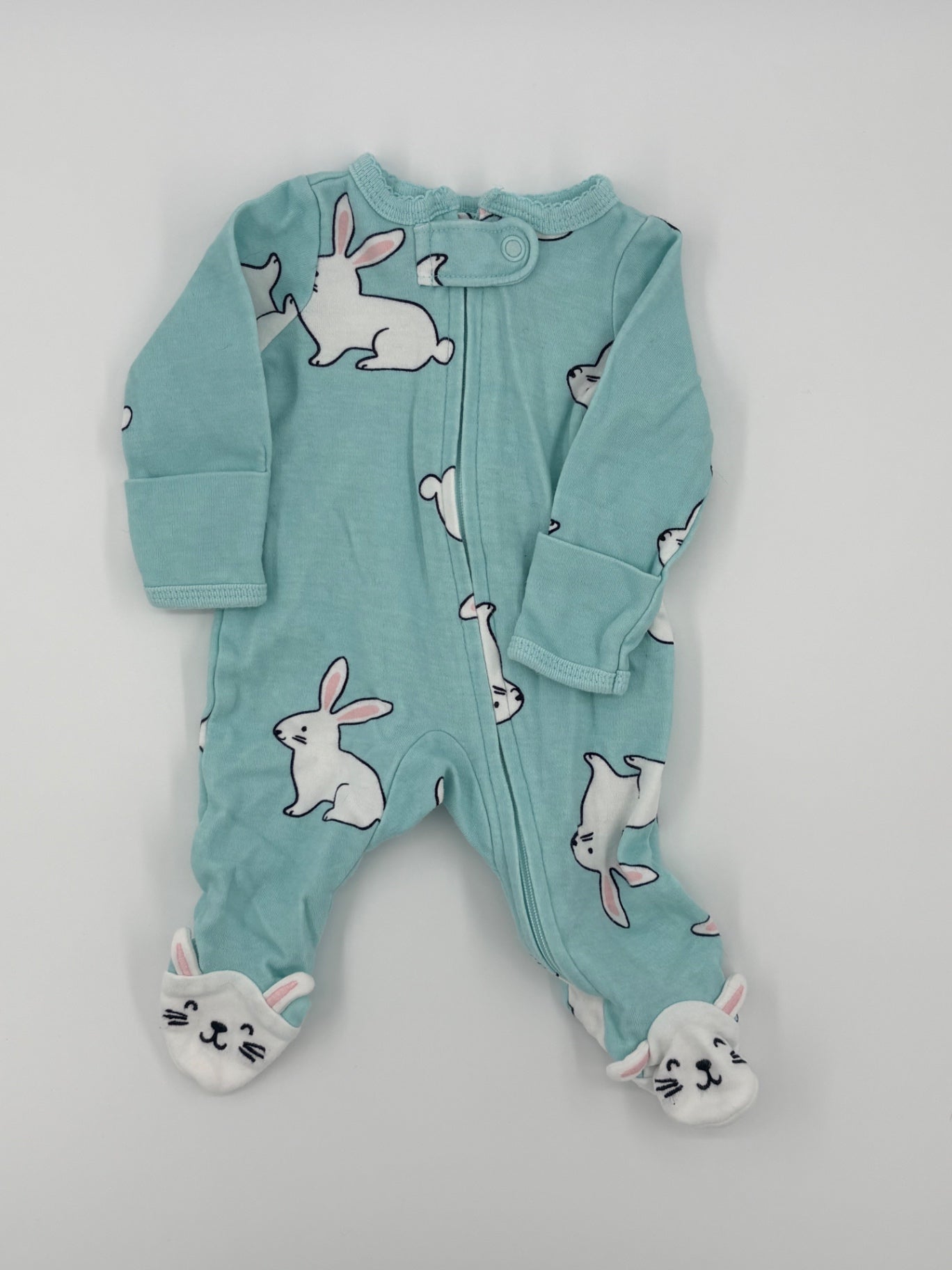 Preemie Carter's Sleeper Light Blue