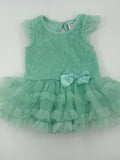 George Baby Dress 3-6m Mint Green