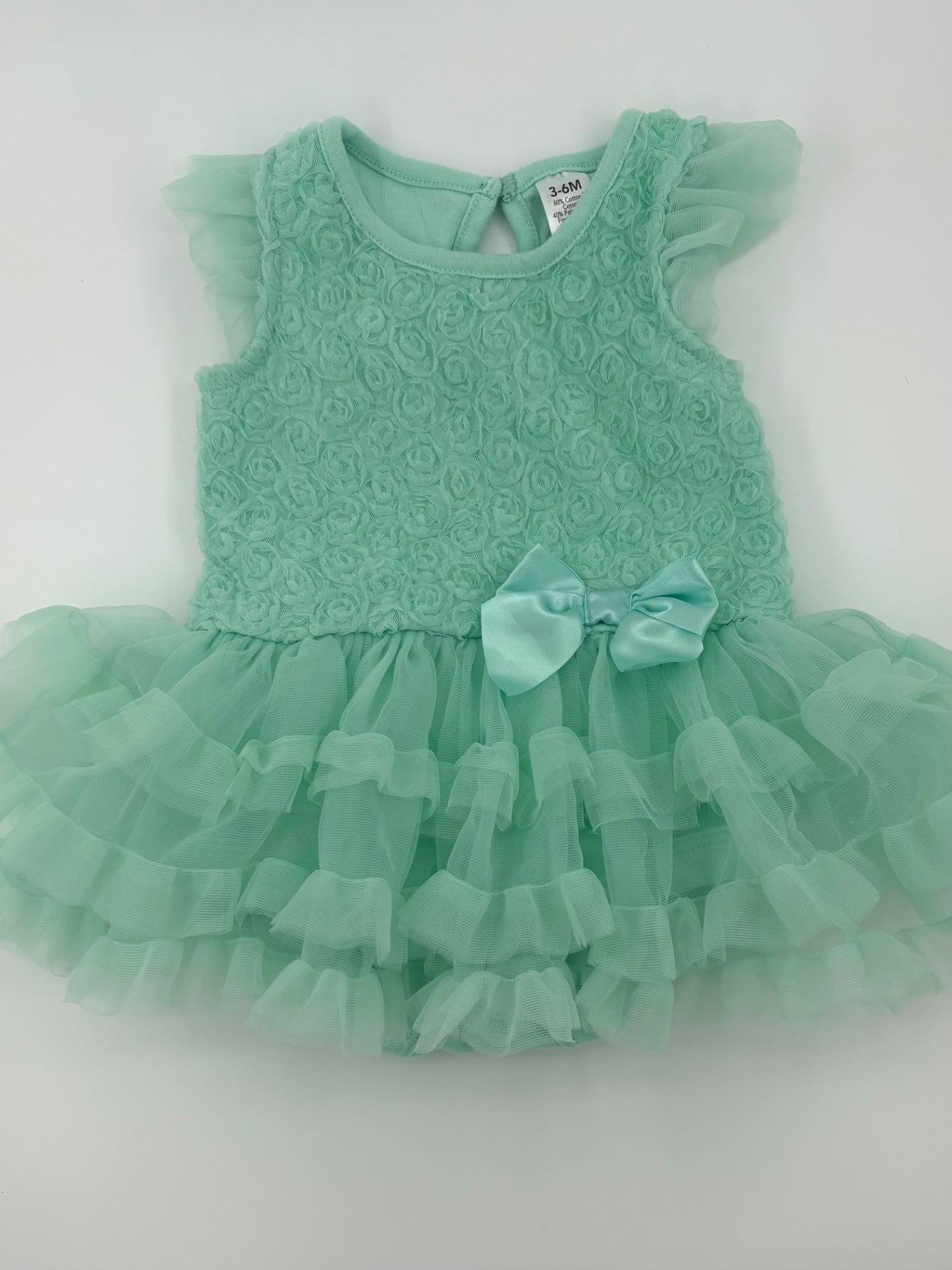 George Baby Dress 3-6m Mint Green
