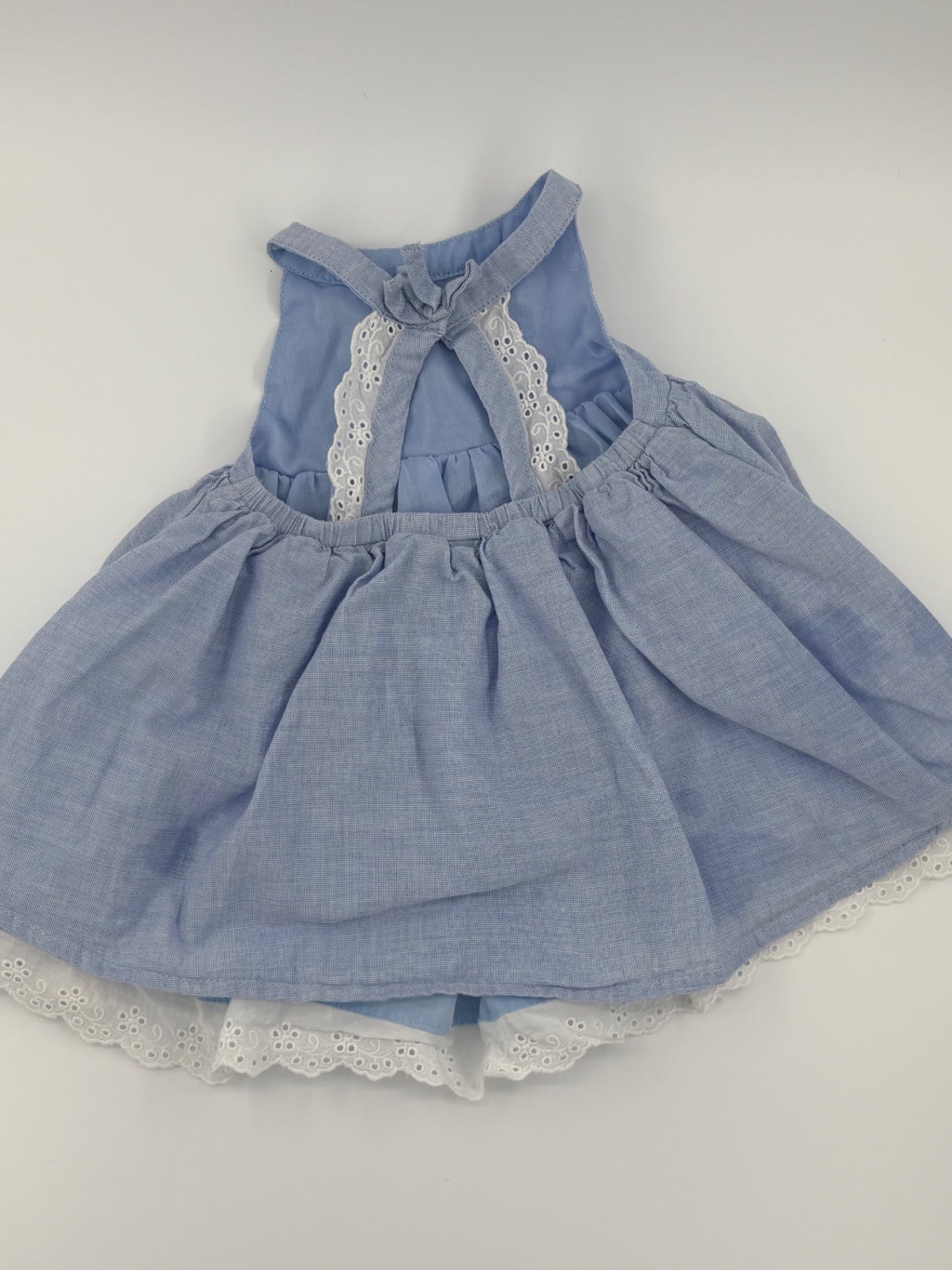 Dylan & Abby Baby Dress 3-6m Light Blue