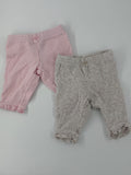 Carter’s Baby Pants Newborn Pink and Gray