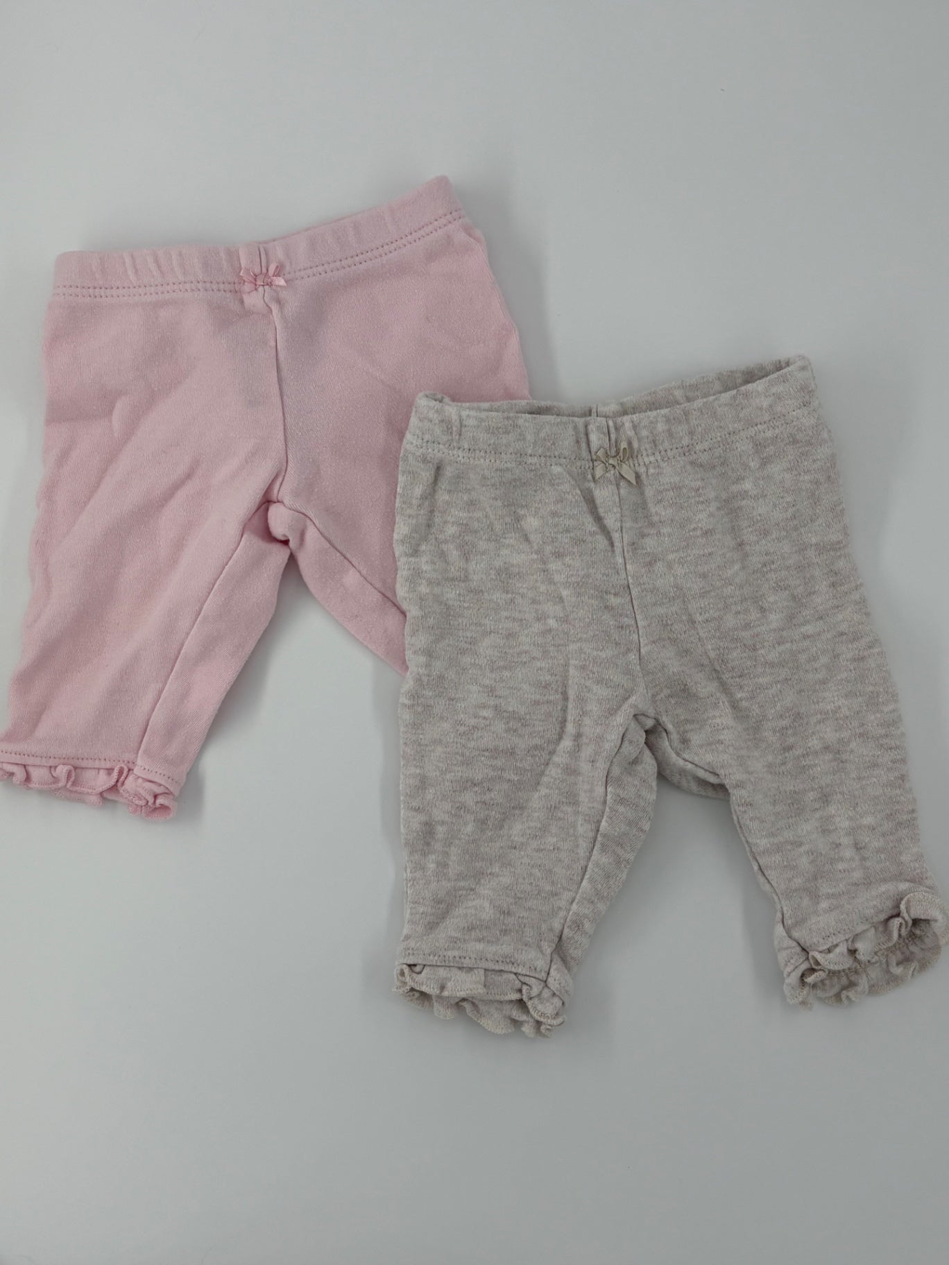 Carter’s Baby Pants Newborn Pink and Gray