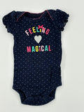 Child of Mine Baby Bodysuit Newborn Navy Blue
