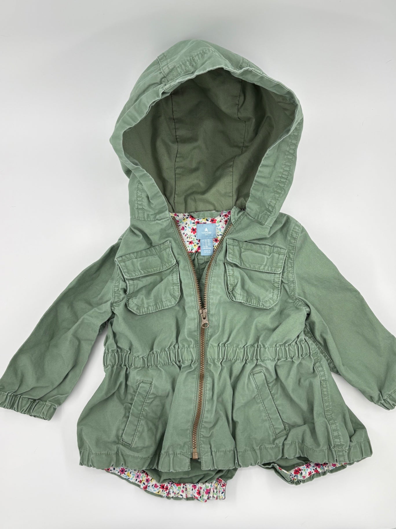 Baby GAP Baby Coat 12-18m Green