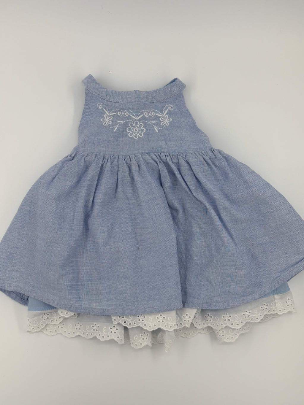 Dylan & Abby Baby Dress 3-6m Light Blue
