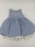 Dylan & Abby Baby Dress 3-6m Light Blue