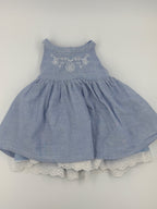 Dylan & Abby Baby Dress 3-6m Light Blue