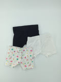 George Baby Shorts 0-3m Assorted (Black, White, Multicolor)