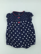 Carter's Baby Romper 0-3m Navy blue and white