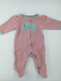 Carter’s Baby Sleeper 0-3m Pink with white polka dots