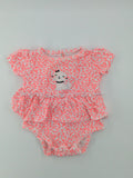 Child of Mine Baby Romper 0-3m Pink and White
