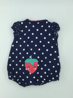 Carter's Baby Romper 0-3m Navy blue and white