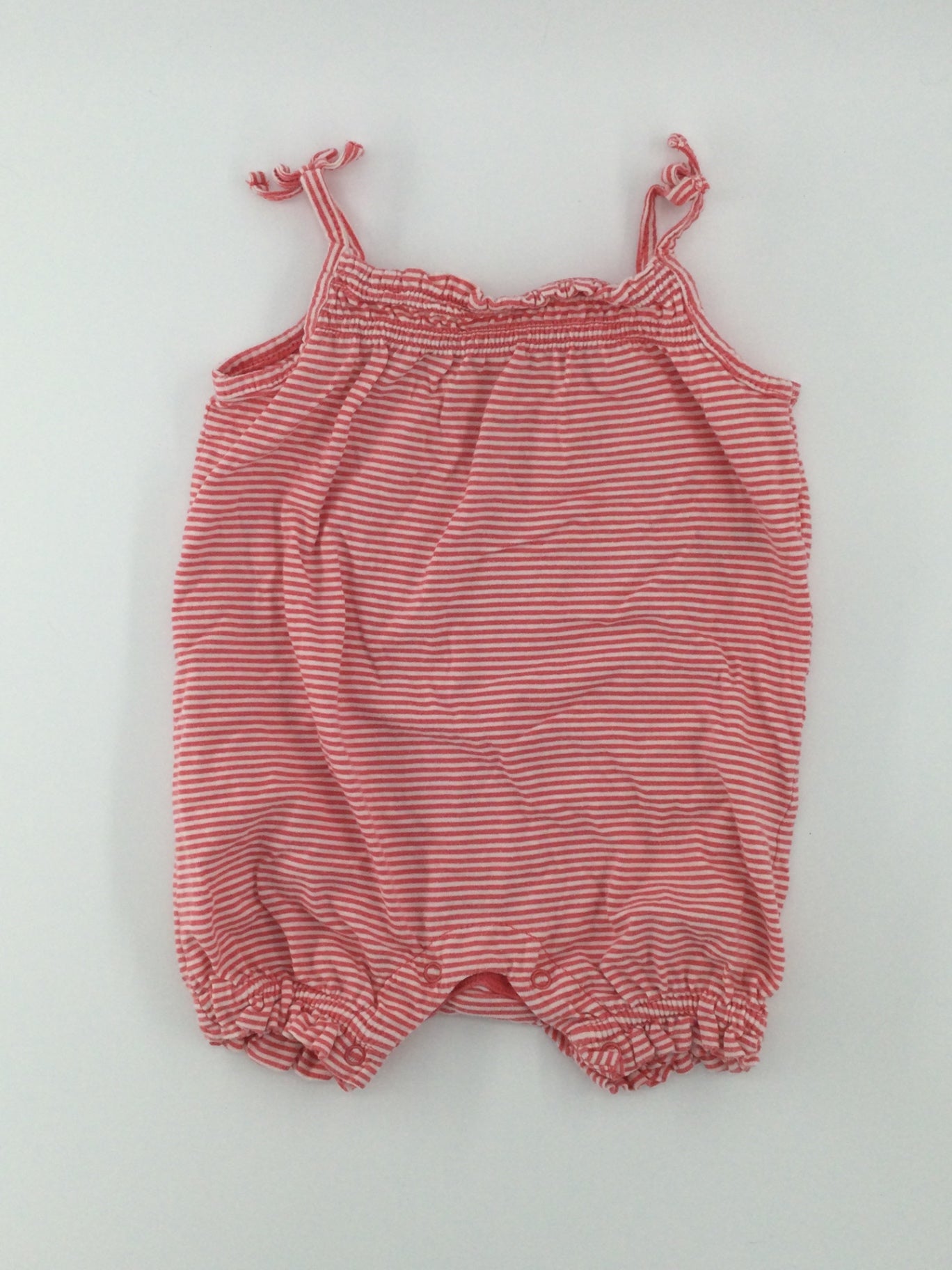Baby Gap Baby Romper 0-3m Red and White Striped