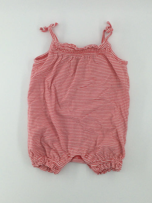 Baby Gap Baby Romper 0-3m Red and White Striped