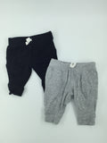 Carter’s Baby Pants 0-3m Black and Gray