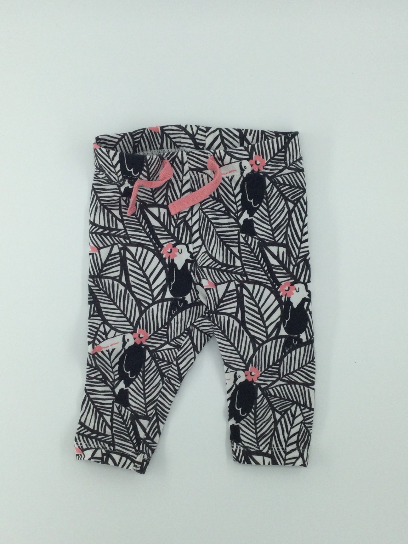 Gymboree Baby Baby Pants 0-3m Black, White, Pink