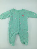Carter's Baby Sleeper 0-3m Mint Green