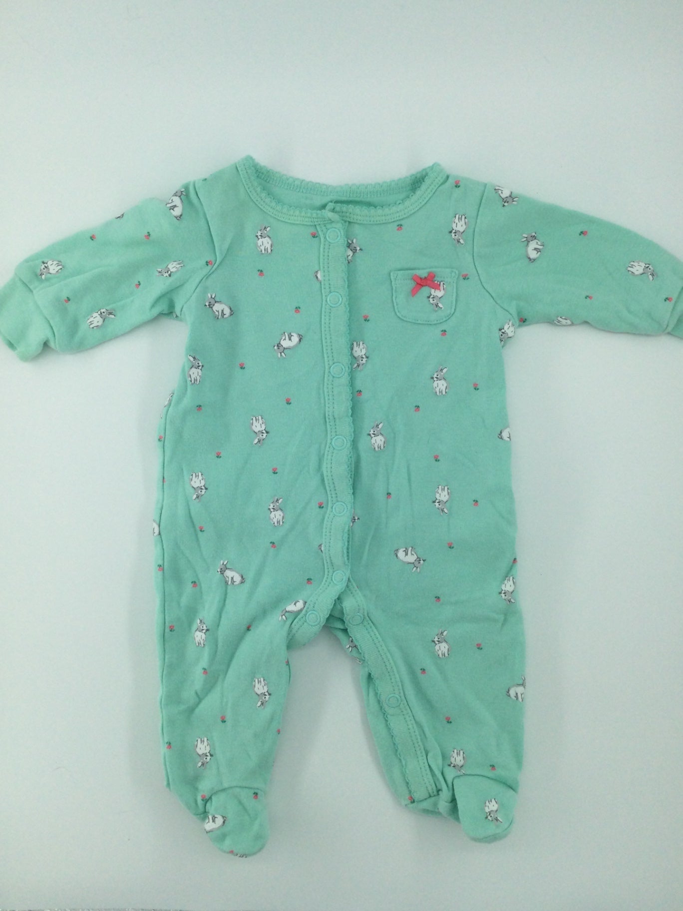 Carter's Baby Sleeper 0-3m Mint Green
