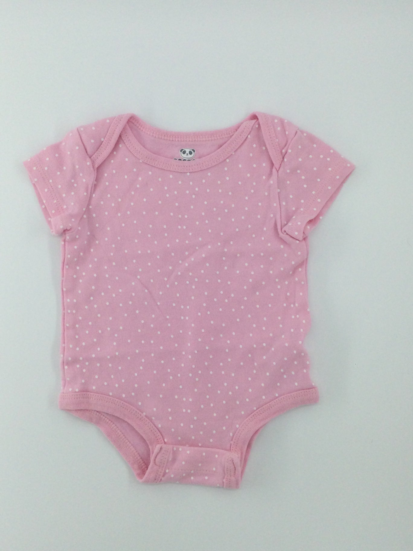 Rococo Baby Bodysuit 3-6m Pink