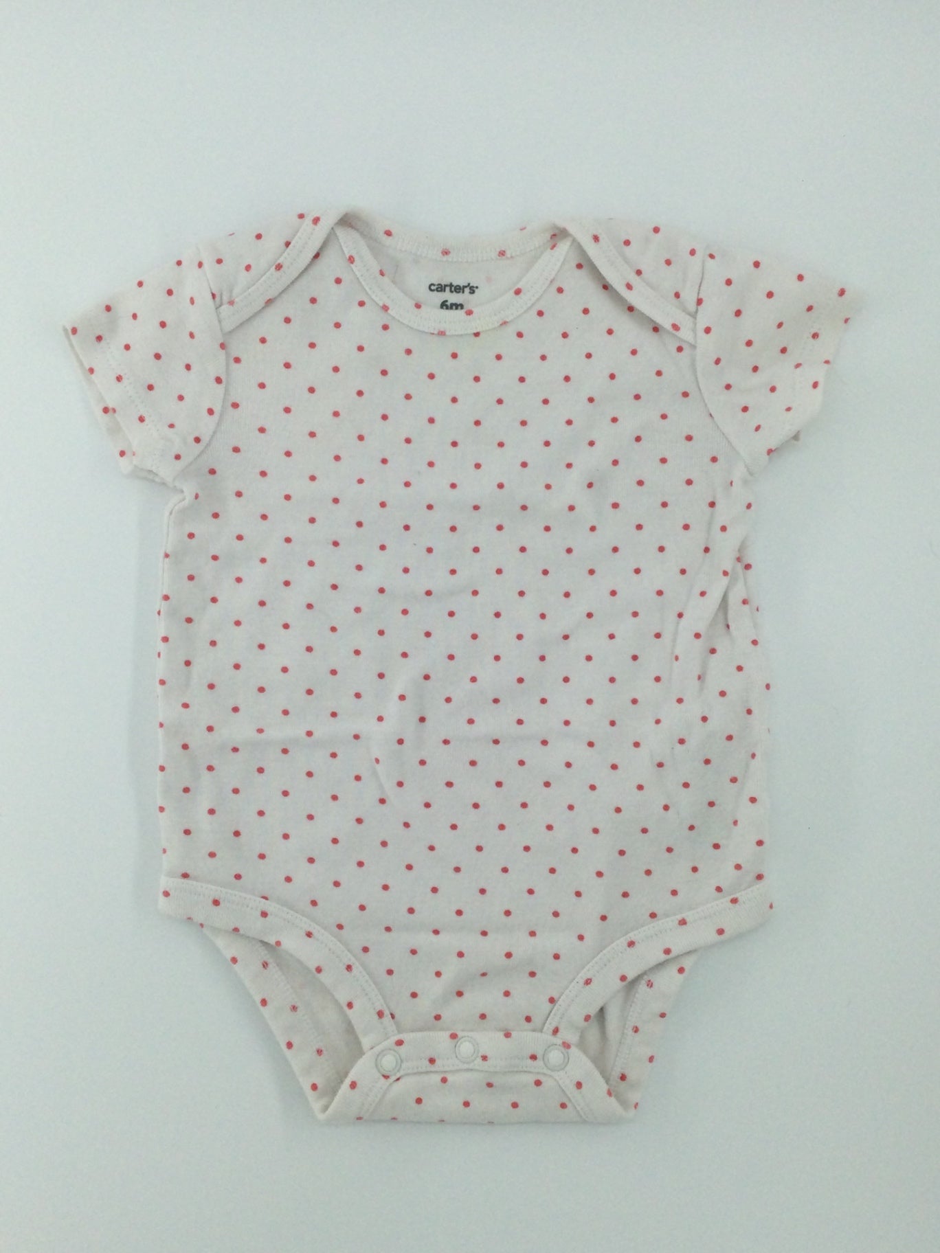 Carter's Baby Bodysuit 3-6m White with Red Dots