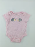 Rococo Baby Bodysuit 3-6m Pink