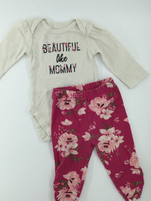Bundles Baby Place Baby Outfit 3-6m Beige and Pink