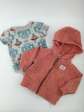 Carter’s Baby Outfit 3-6m Coral and grey