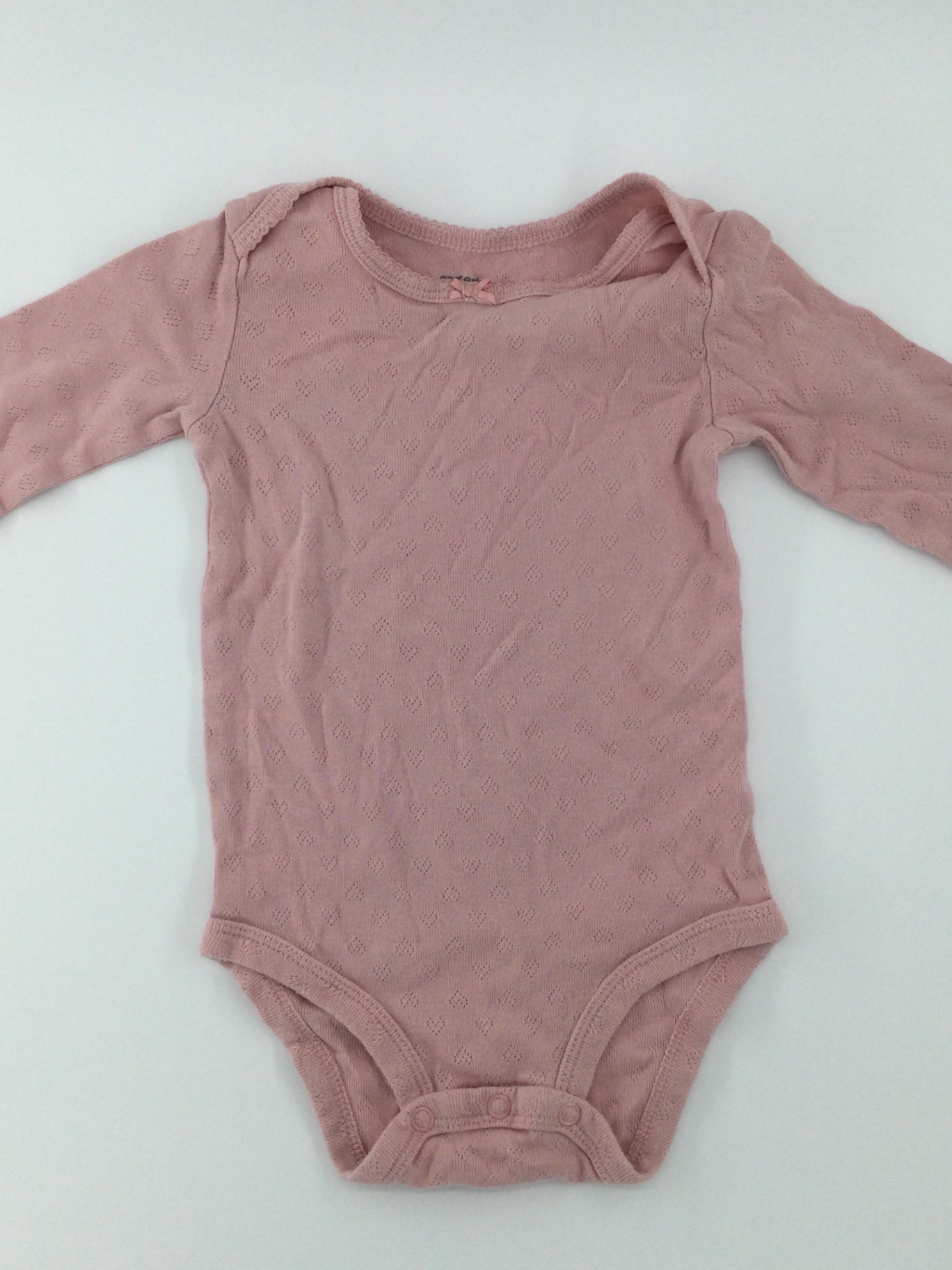 Carter’s Baby Bodysuit 6-9m Dusty Rose Pink