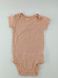 Carter’s Baby Bodysuit 6-9m Peach w/ Polka Dots