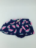 OshKosh B'gosh Baby Skort 6-9m Navy Blue w/ Watermelons