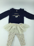 Carter’s Baby Outfit 6-9m Navy blue and beige