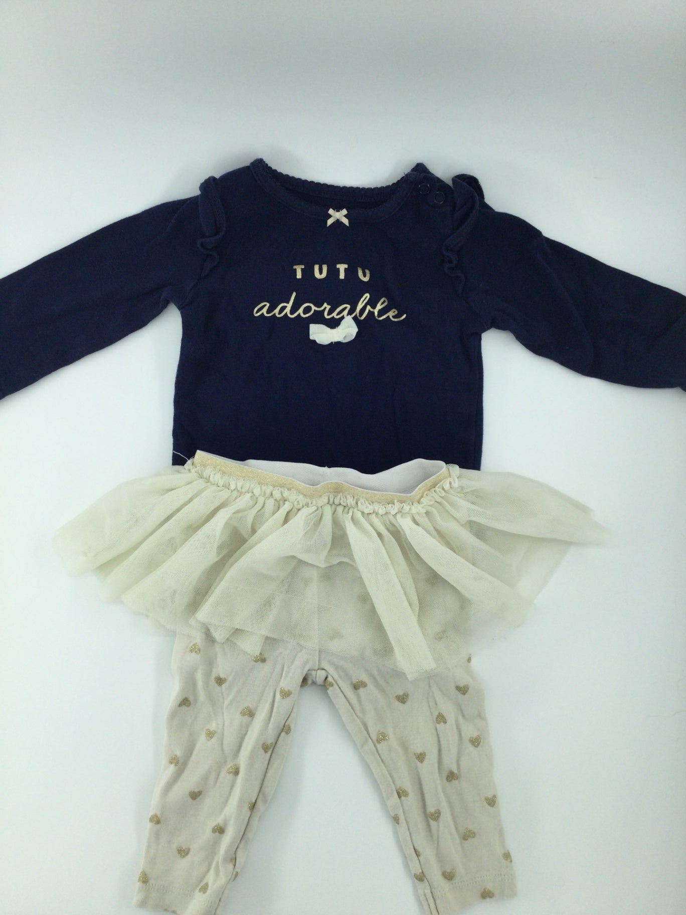 Carter’s Baby Outfit 6-9m Navy blue and beige