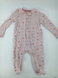 Baby GAP Baby Sleeper 6-9m Pink w/ Bears