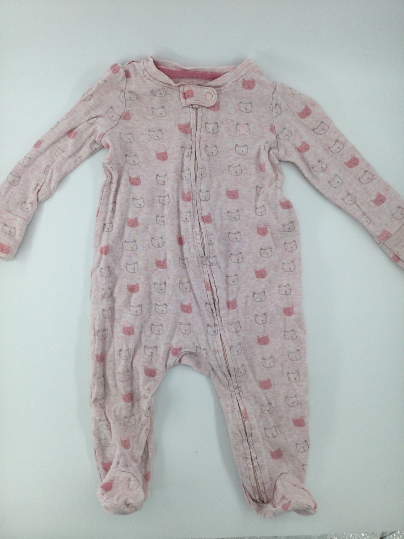 Baby GAP Baby Sleeper 6-9m Pink w/ Bears