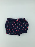 Child of Mine Baby Shorts 6-9m Navy Blue w/ Strawberries