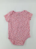 Rococo Baby Bodysuit 6-9m Pink Flowers