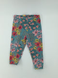 Carter’s Baby Pants 6-9m Teal w/ Floral Print