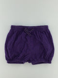 George Baby Shorts 6-12m Purple