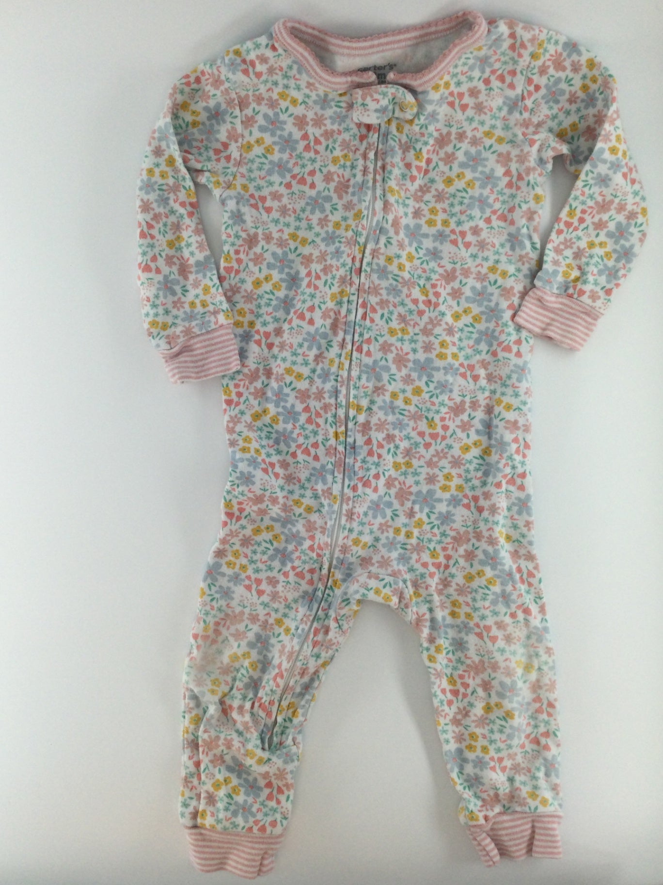 Carter's Baby Sleeper 9-12m White Floral