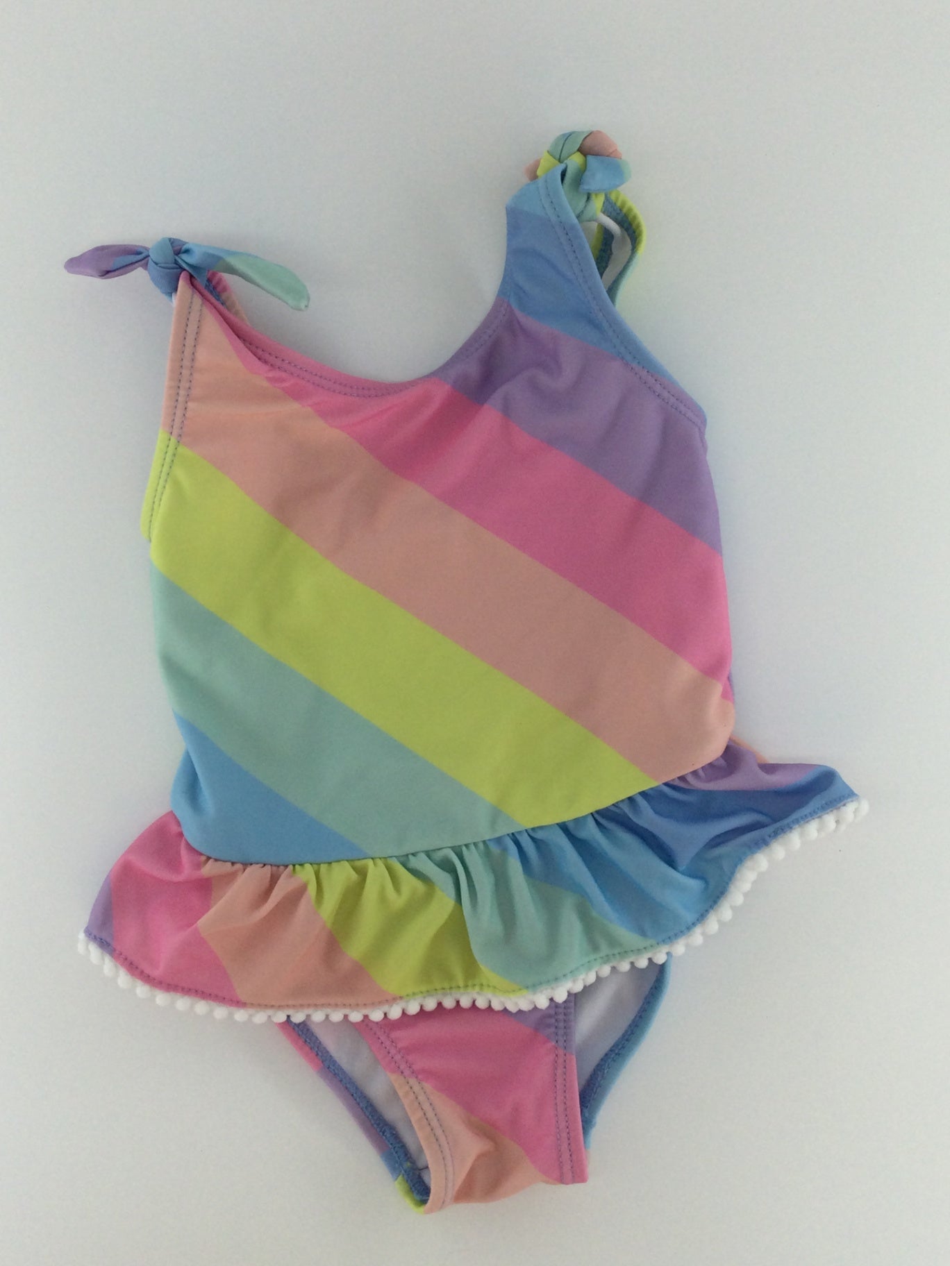Moki Sea Baby Swimwear 6-12m Rainbow Stripes