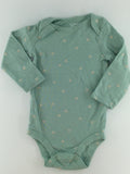 Carter's Baby Bodysuit 9-12m Turquoise w/ Floral Print