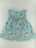 Carter's Baby Dress 9-12m Light Blue w/ Daisies