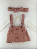 Unknown Baby Outfits 6-12m Pink & White