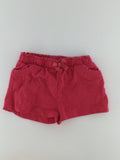 George Baby Shorts 6-12m Magenta