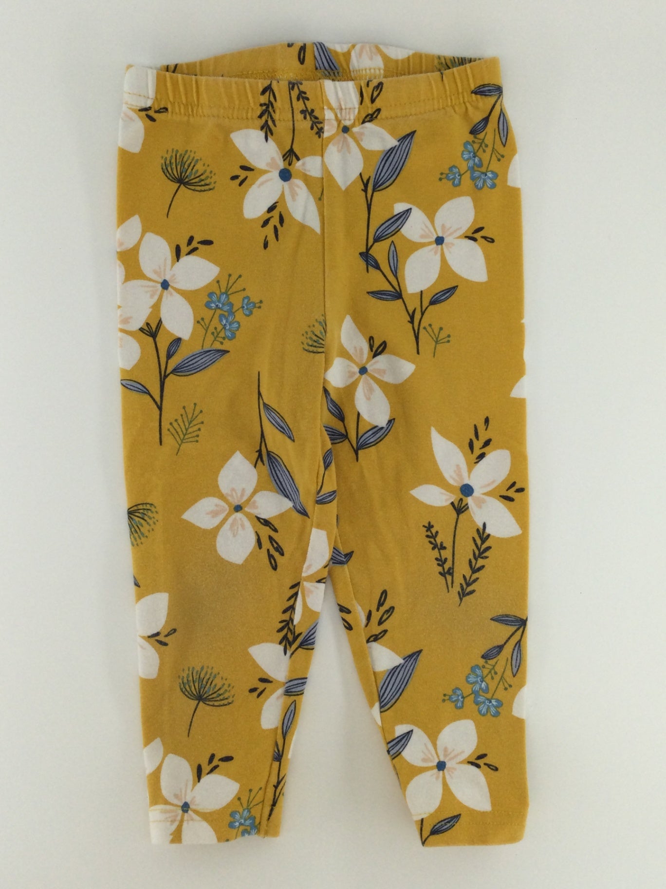 Carter's Baby Pants 12-18m Yellow Floral