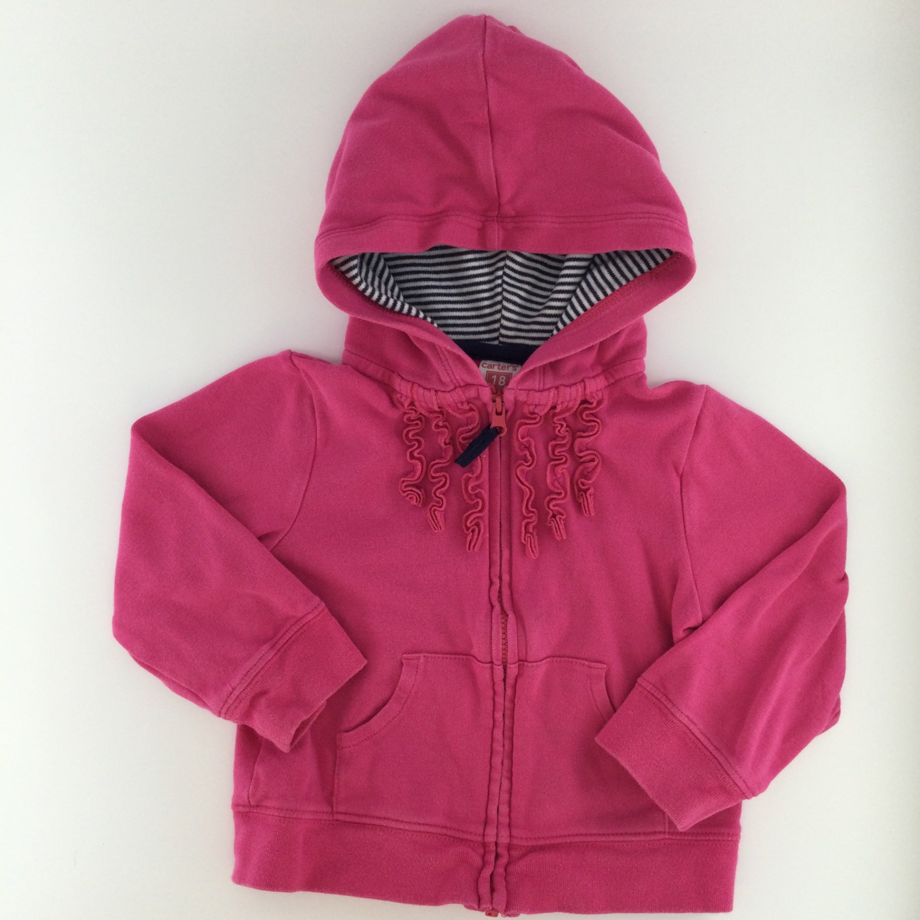 Carter's Baby Hoodie 12-18m Magenta