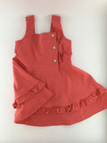 Janie and Jack Dress 2T Coral