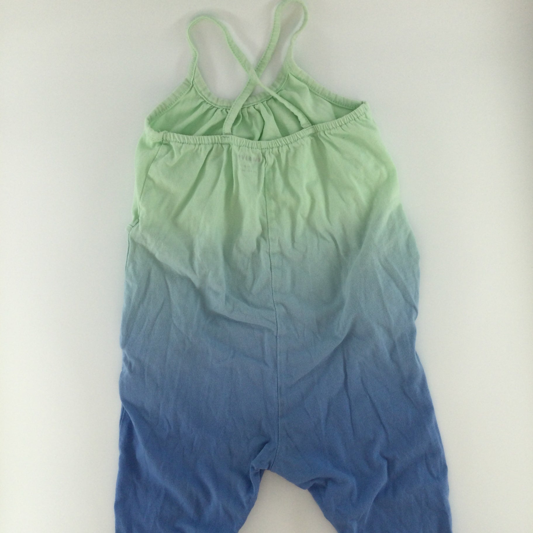 Old Navy Baby Romper 12-18m Blue and Green Fade
